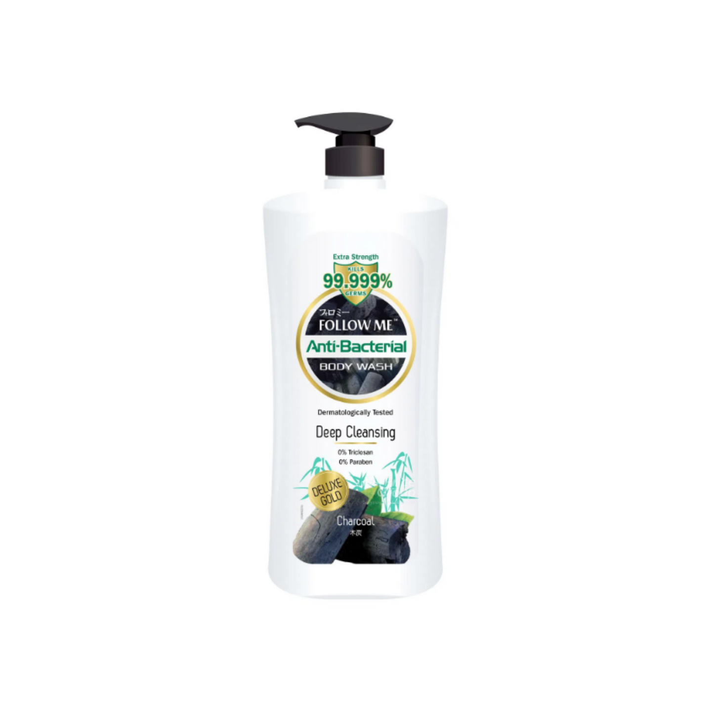 Follow Me Anti-Bacterial 木炭沐浴露| Follow me Anti-Bacterial Shower Gel Deep Charcoal