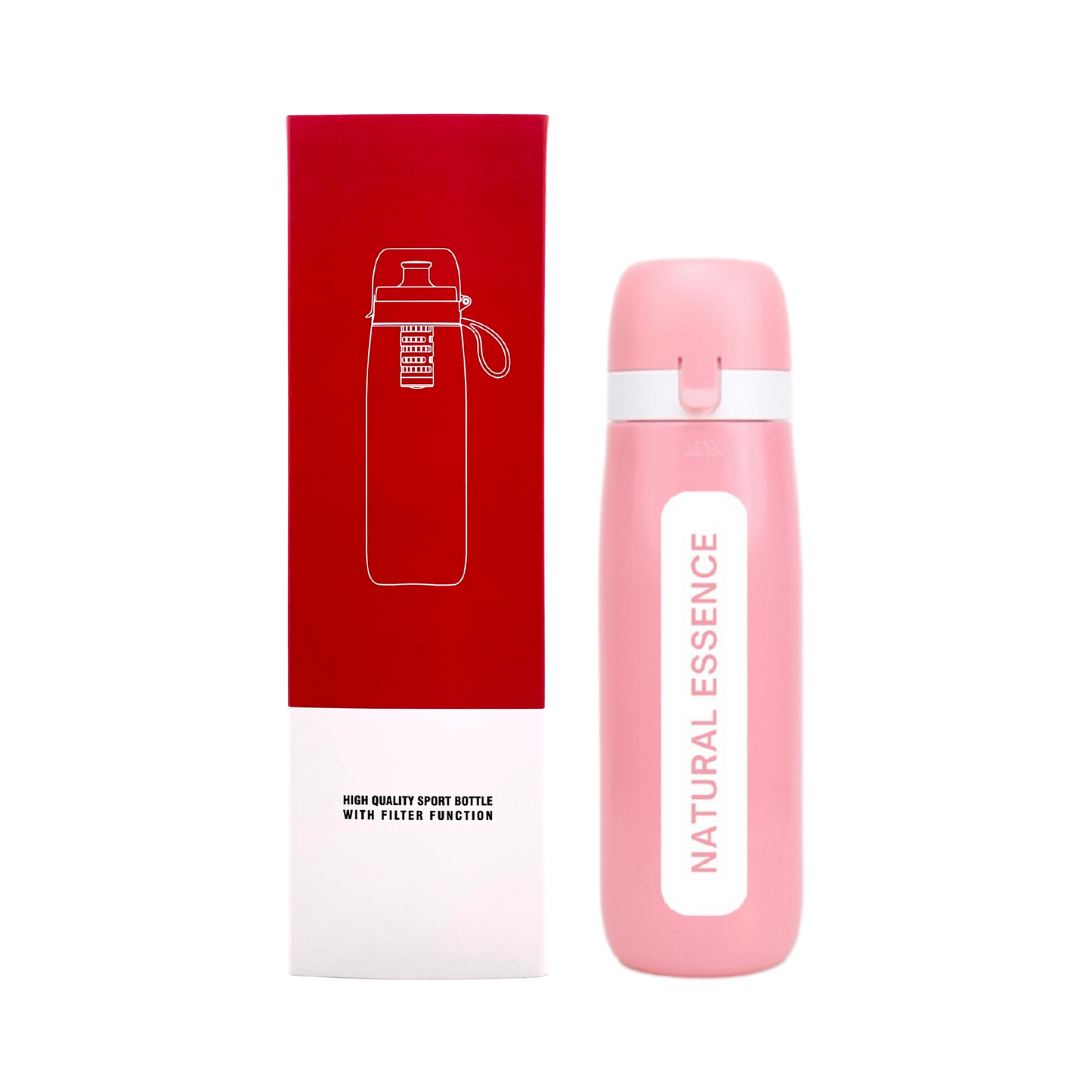 自然本質 QQ過濾水樽 | NE Crystal Filter Bottle (600ml)