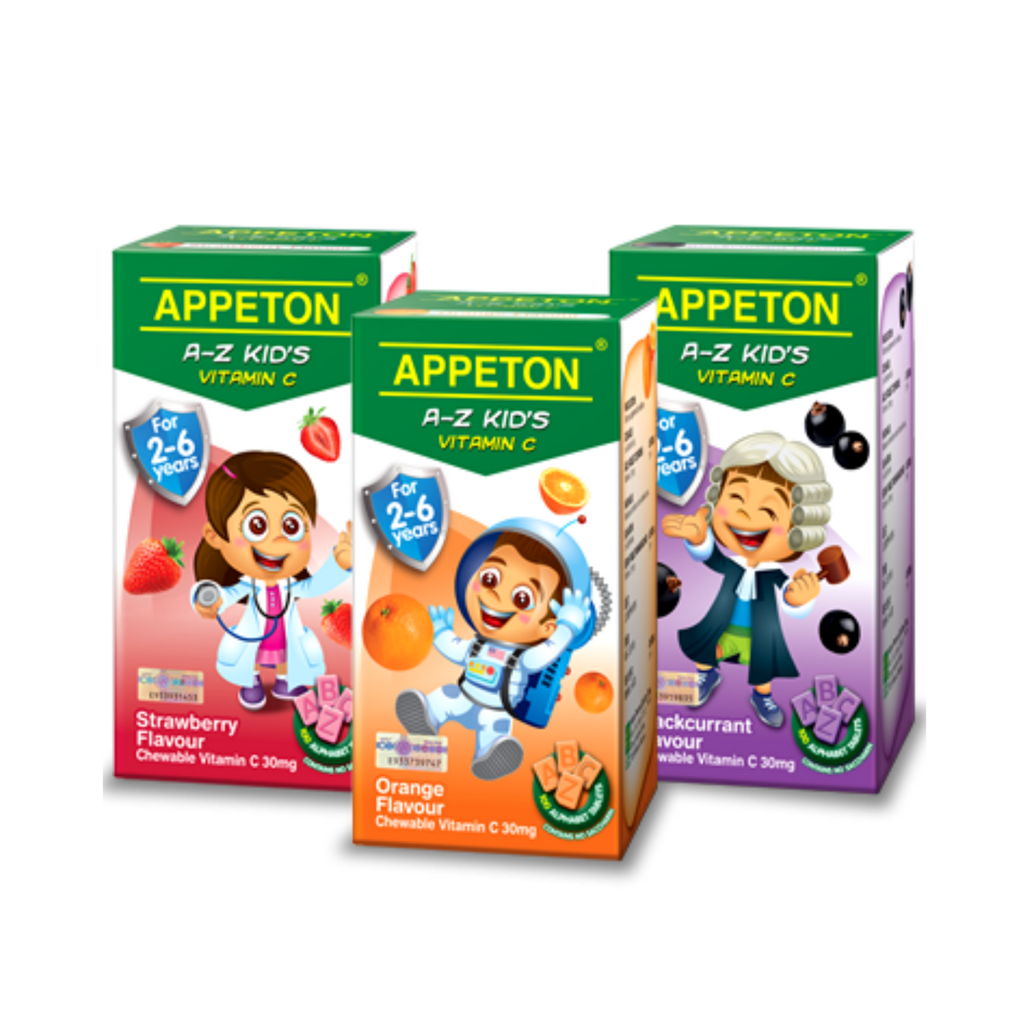 愛必頓C30mg 咀嚼片| Appeton Activ 'A - Z' Kid's Vit. C 30mg