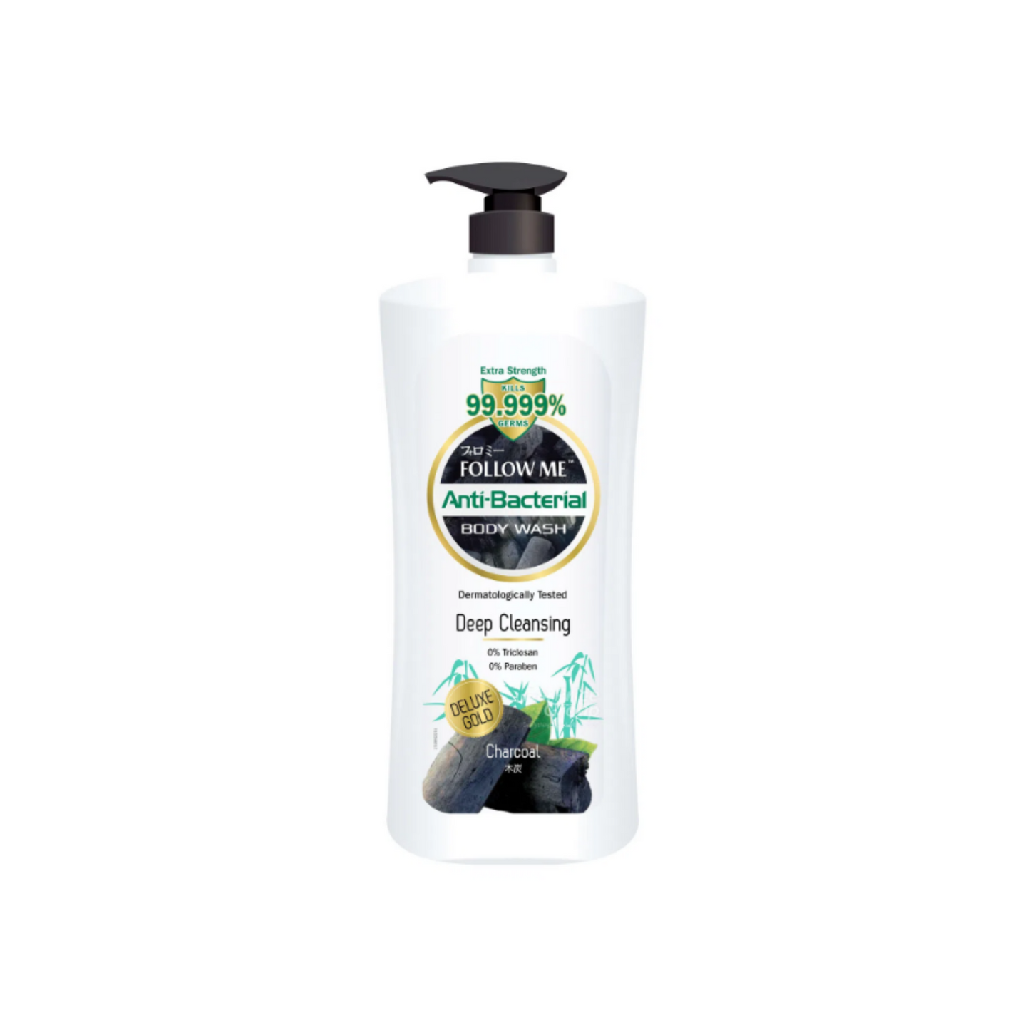 Follow Me Anti-Bacterial 木炭沐浴露｜ Follow me Anti-Bacterial Shower Gel Deep Charcoal