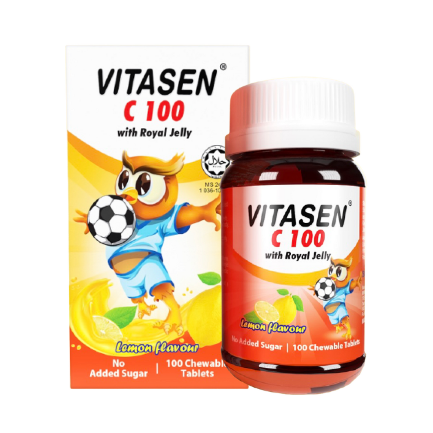 維他盛蜂皇槳維C咀嚼片(檸檬味) | Vitasen C100 w/ Royal Jelly Chewable Tablet