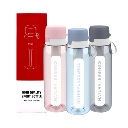 自然本質 水晶過濾水樽 | NE QQ Sqeeze Filter Bottle (600 mL)